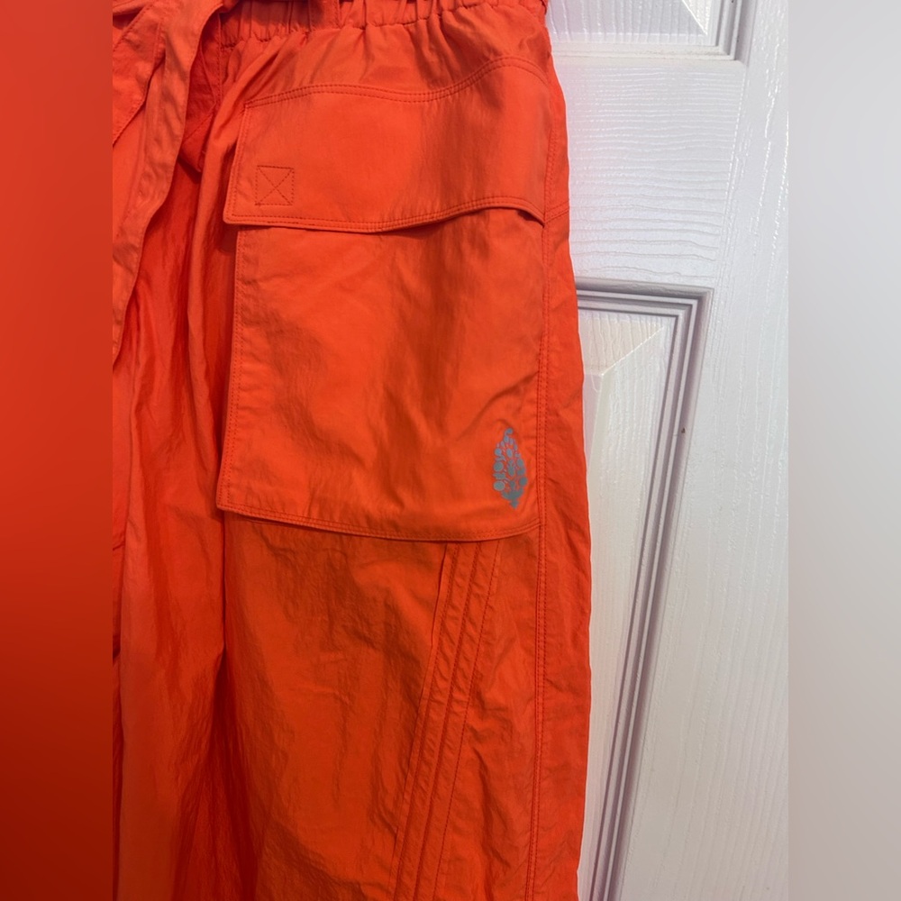 NWOT Free People, In The Wildflowers Pants, Multiple Sizes in Blood Orange - Picture 11 of 13